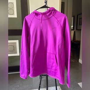 NIKE Fuchsia Therma-Fit Pullover Hoodie